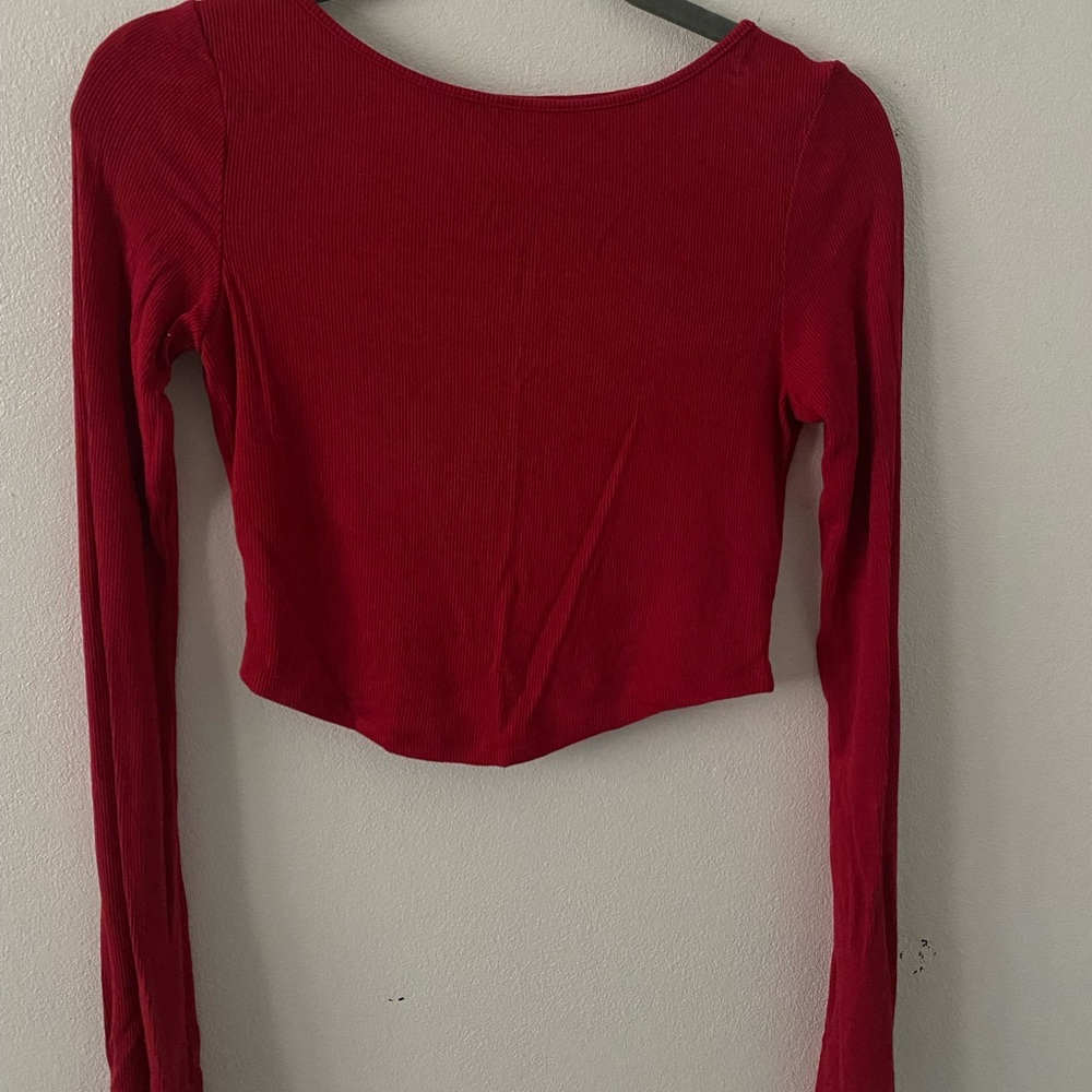 Streetwear Society Red Long Sleeve Bodysuit